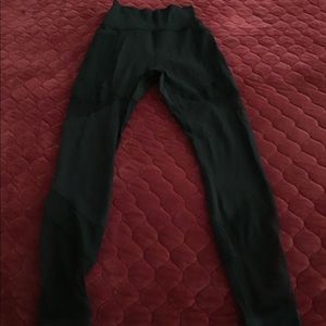 Lululemon leggings with mesh detailing